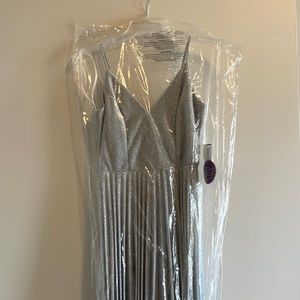 Silver Glitter Gown